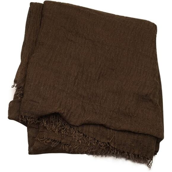 Womens Scarf Set 6 Pcs Solid Color Shawl Wrap Lightweight Soft All Season Gift - Picture 4 of 8